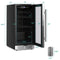 Costway 15'' Tall Built-In Freestanding Beverage Cooler Refrigerator, 100 Cans (SAK77654) - Saksby Wholesale - Product Dimensions