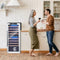 Costway Premium Freestanding Dual Zone Wine Cooler Fridge Cabinet, 43 BTLS (SAK88652) - Saksby Wholesale - Personal Use Lifestyle Image