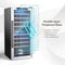 Costway Premium Freestanding Dual Zone Wine Cooler Fridge Cabinet, 43 BTLS (SAK88652) - Saksby Wholesale - Tempered Glass Features
