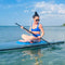 Crystal Kayak Premium 1-Person Outdoor Clear Transparent SUP With Paddle, 11FT (SAK37248) - Saksby Wholesale - Paddling Experience