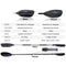 Crystal Kayak Premium 2-Person Outdoor Clear Bottom Explorer Kayak With Paddles, 11FT (SAK59460) - Saksby Wholesale - Paddle Specifications