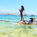 Crystal Kayak Premium 2-Person Outdoor Clear Bottom Explorer Kayak With Paddles, 11FT (SAK59460) - Saksby Wholesale - Real Water Experience
