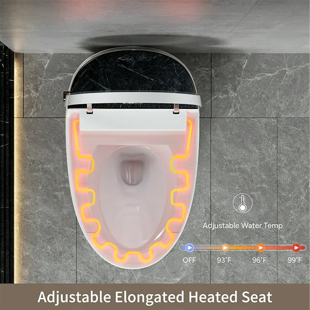 CTDV Premium Smart Tankless Bidet Toilet W/ Adjustable Heated Seat, Water & Air Dryer (96174253) - SAKSBY.com - Toilets - SAKSBY.com