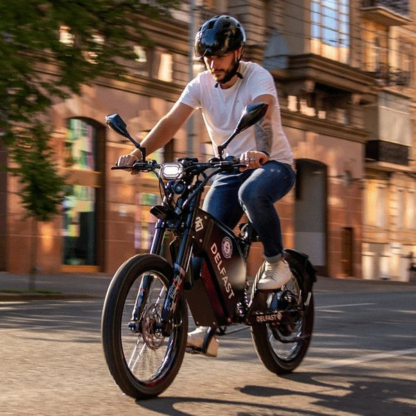 DELFAST TOP 3.0 Electric Mountain Bike Reviewed in White Background