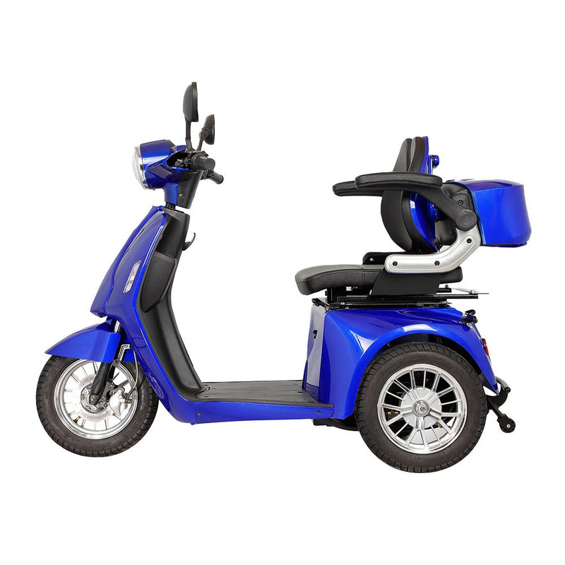 Deluxe 800W 60V/20AH 3-Wheel Electric Medical Handicap Motorized Mobility Power Scooter, 350LBS (95137462) - SAKSBY.com - Mobility Scooters - SAKSBY.com