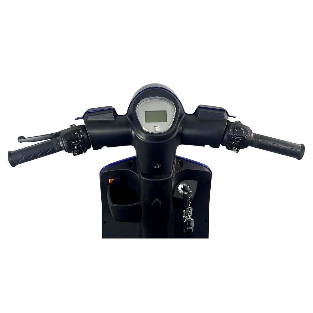 Deluxe 800W 60V/20AH 3-Wheel Electric Medical Handicap Motorized Mobility Power Scooter, 350LBS Zoom Parts View