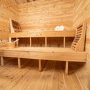 DUNDALK LEISURECRAFT 4-Person Canadian Timber Luna With Sloped Roof And Front Window, CTC22LU (96483152) - SAKSBY.com - Barrel Saunas - SAKSBY.com