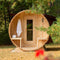 DUNDALK LEISURECRAFT 4-Person Canadian Timber Serenity With Solid Wood Benches, CTC2245W (94862513) - SAKSBY.com - Barrel Saunas - SAKSBY.com