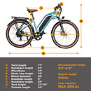 DWMEIGI HESTIA 26" 48V/13AH 750W Fat Tire Electric Bike, 280LBS - SAKSBY.com - Electric Bicycles - SAKSBY.com