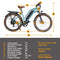 DWMEIGI HESTIA 26" 48V/13AH 750W Fat Tire Electric Bike, 280LBS - SAKSBY.com - Electric Bicycles - SAKSBY.com