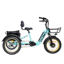 DWMEIGI MG2301 SILVERADO 20" 48V/14AH 750W Foldable Fat Tire Electric Trike, 330LBS (96817362) - Side View