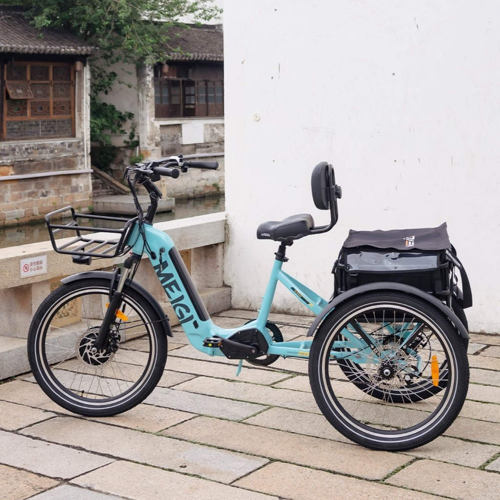 DWMEIGI MG2301 SILVERADO 24" 48V/13AH 500W Folding Electric Tricycle, 330LBS (96815362) - SAKSBY.com -Demonstration View