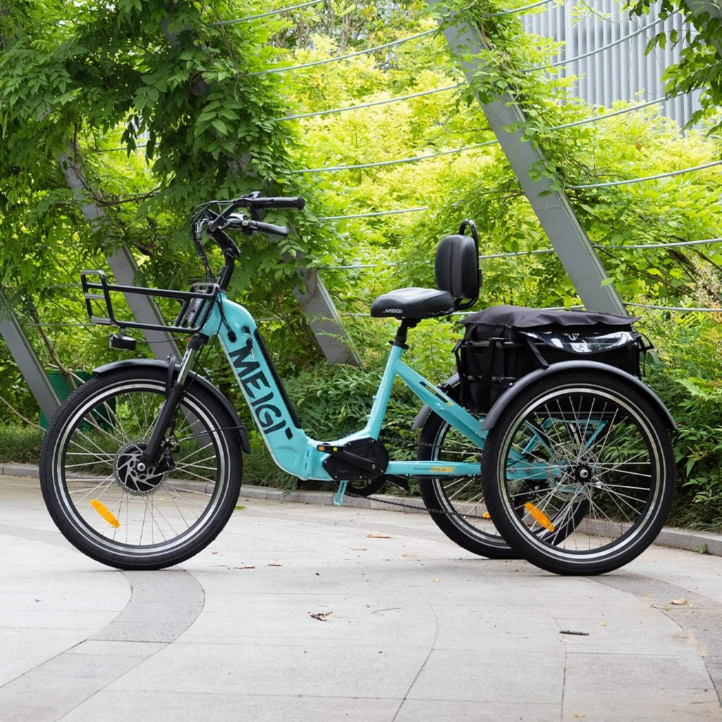 DWMEIGI MG2301 SILVERADO 24" 48V/13AH 500W Folding Electric Tricycle, 330LBS (96815362) - SAKSBY.com -Demonstration View
