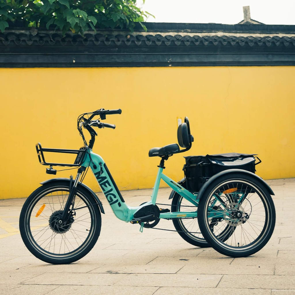 DWMEIGI MG2301 SILVERADO 24" 48V/13AH 500W Folding Electric Tricycle, 330LBS (96815362) - SAKSBY.com -Side View