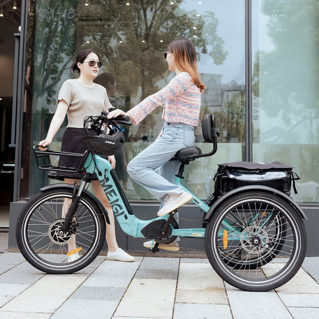 DWMEIGI MG2301 SILVERADO 24" 48V/13AH 500W Folding Electric Tricycle, 330LBS (96815362) - SAKSBY.com -Demonstration View