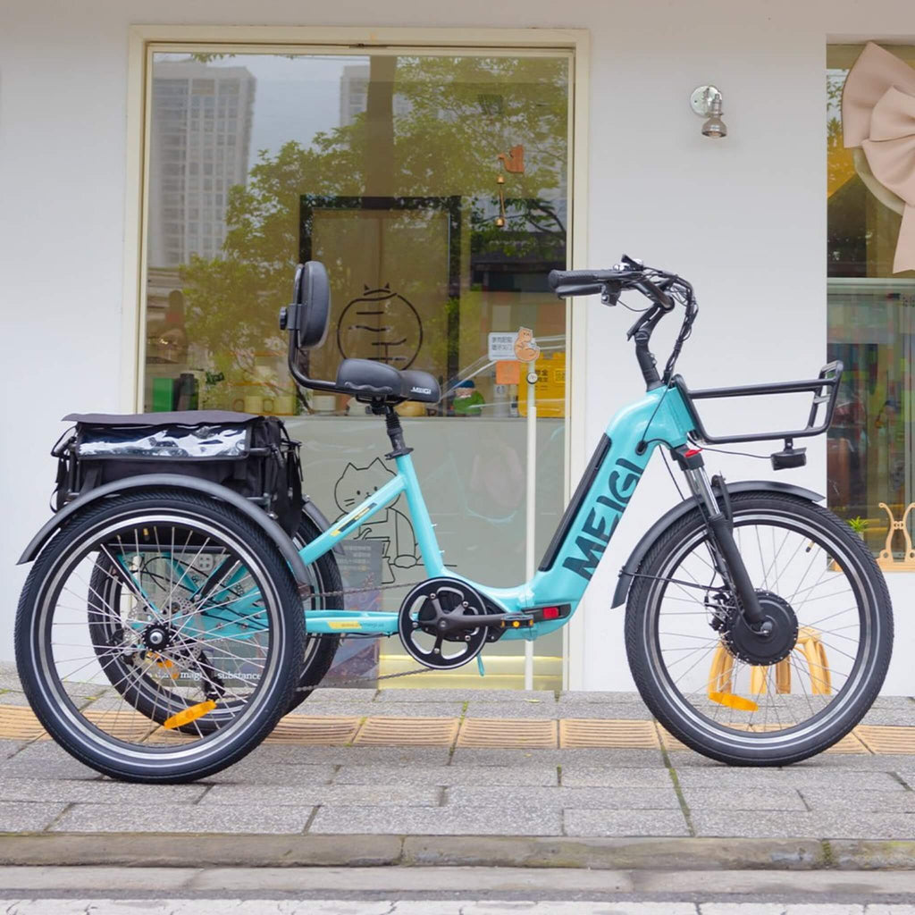 DWMEIGI MG2301 SILVERADO 24" 48V/13AH 500W Folding Electric Tricycle, 330LBS (96815362) - SAKSBY.com -Demonstration View