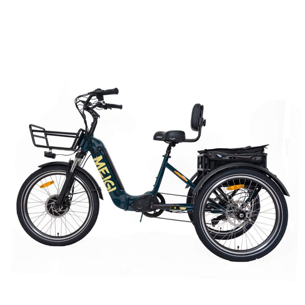 DWMEIGI MG2301 SILVERADO 24" 48V/13AH 500W Folding Electric Tricycle, 330LBS (96815362) - SAKSBY.com -Side View
