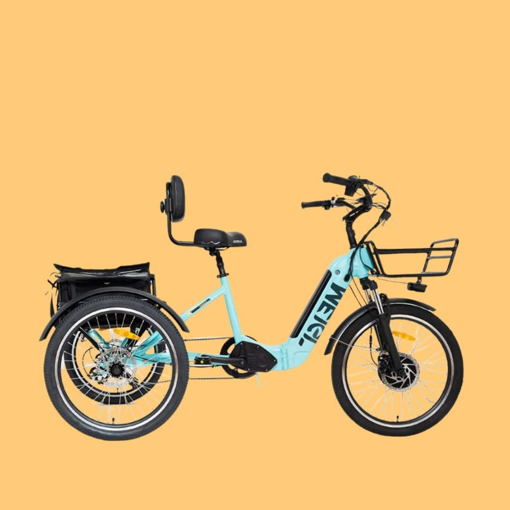 DWMEIGI MG2301 SILVERADO 24" 48V/13AH 500W Folding Electric Tricycle, 330LBS (96815362) - SAKSBY.com -Side View