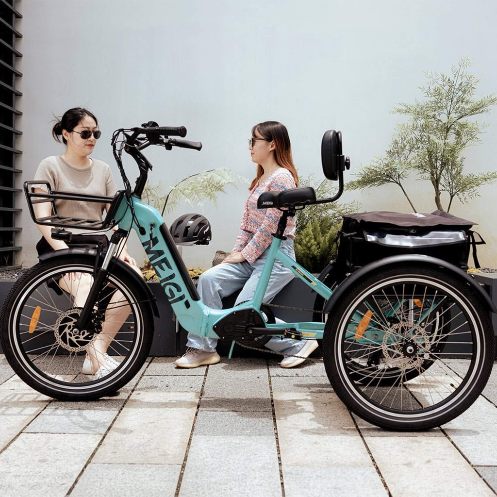 DWMEIGI MG2301 SILVERADO 24" 48V/13AH 500W Folding Electric Tricycle, 330LBS (96815362) - SAKSBY.com -Demonstration View