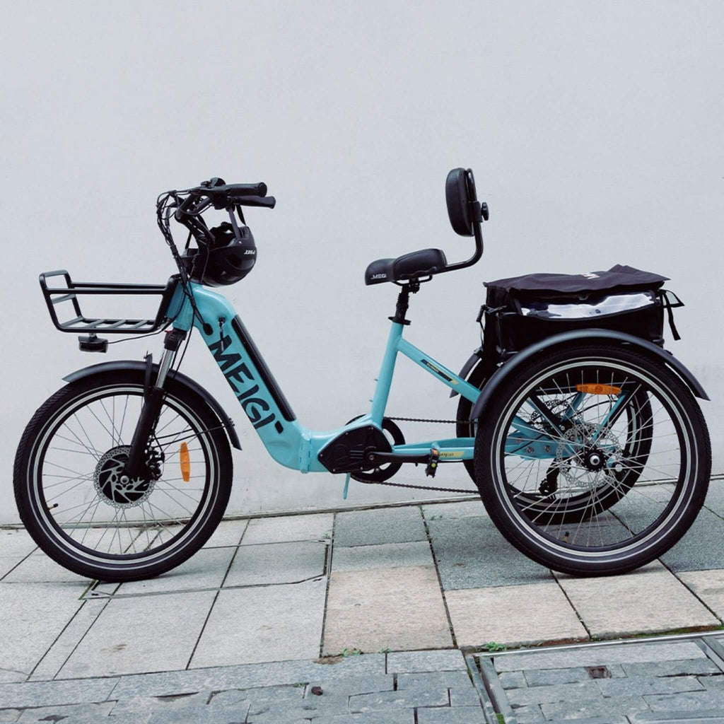 DWMEIGI MG2301 SILVERADO 24" 48V/13AH 500W Folding Electric Tricycle, 330LBS (96815362) - SAKSBY.com -Demonstration View
