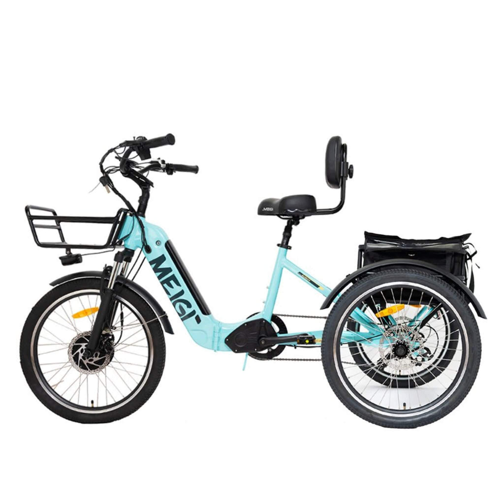 DWMEIGI MG2301 SILVERADO 24" 48V/13AH 500W Folding Electric Tricycle, 330LBS (96815362) - SAKSBY.com -Side View