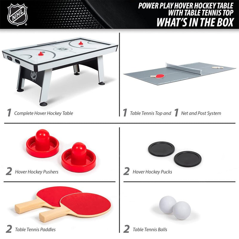 EASTPOINT 2-In-1 Air Hockey Table Tennis Multi-Game Table, 80" (93847625) - SAKSBY.com - Poker & Game Tables - SAKSBY.com