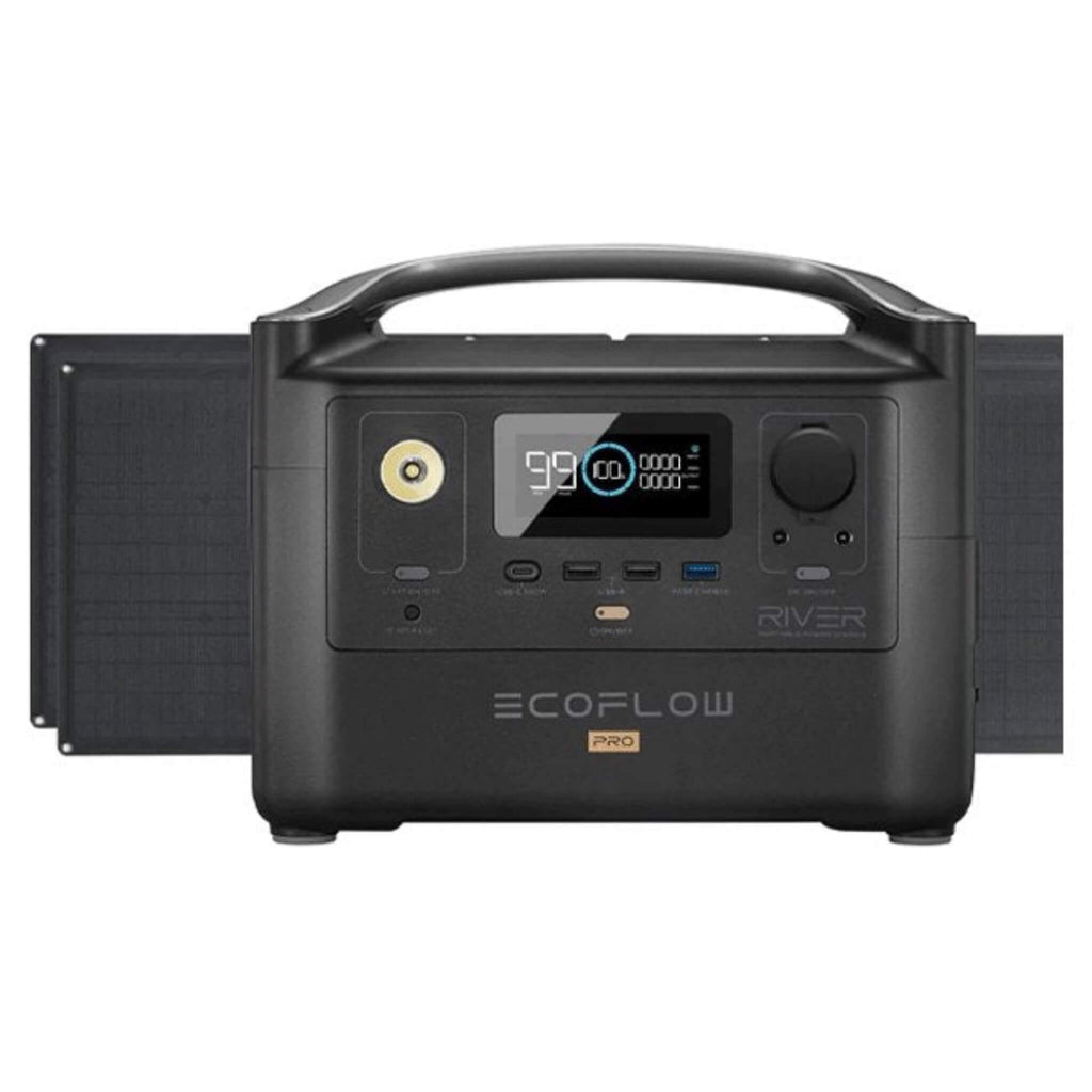 ECOFLOW River Pro + 2x110W Solar Panel Generator Kit - SAKSBY.com - Portable Power Stations - SAKSBY.com