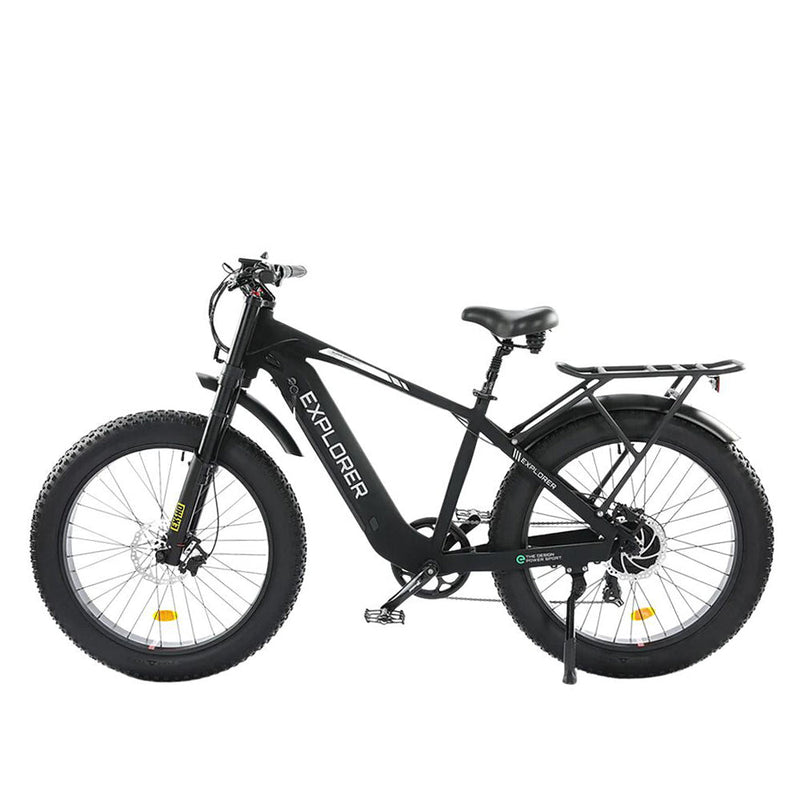 ECOTRIC Explorer 48V/13AH 750W Fat Tire Electric Bike With Rear Rack, 26'' (92473185) - SAKSBY.com - Bicycles - SAKSBY.com