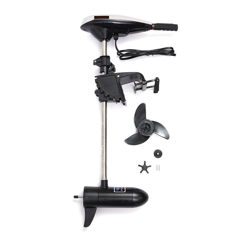 Electric 12V Outboard Fishing Dinghy Boat Trolling Motor Engine, 45LBS (96108374) - Side View