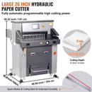 26-Inch Electric Heavy-Duty Hydraulic Paper Cutter Machine With Touchscreen (SAK92518) - Saksby Wholesale - Dimensions