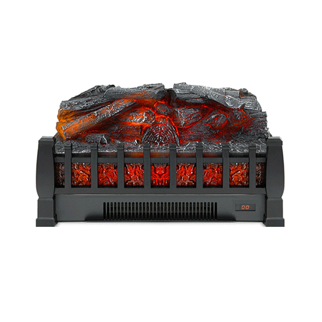 Electric Infrared Fireplace Log Insert Space Heater W/ Remote