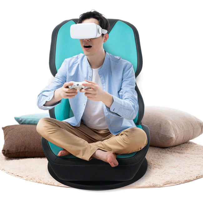 ELECWISH Massage Floor Video Game Chair W/ Removal Lumbar Support - SAKSBY.com - Gaming Chairs - SAKSBY.com