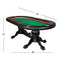 ELITE ALPHA 10-Player LED Illuminated Premium Poker Table (97538021) - SAKSBY.com - Poker & Game Tables - SAKSBY.com