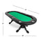 ELITE CLASSIC Wooden Racetrack Oval Poker Table (94861735) - SAKSBY.com - Poker & Game Tables - SAKSBY.com