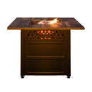 ENDLESS SUMMER Harris LP Gas Outdoor Fire Pit Table W/ DualHeat Technology (96282132) - SAKSBY.com - Front View