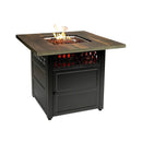 Endless Summer Harris LP Gas Outdoor Fire Pit Table W/ DualHeat Technology (SAK82132) - Saksby Wholesale - Front Side View