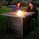 Endless Summer Harris LP Gas Outdoor Fire Pit Table W/ DualHeat Technology (SAK82132) - Saksby Wholesale - Outdoor Setup