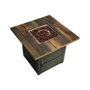 Endless Summer Harris LP Gas Outdoor Fire Pit Table W/ DualHeat Technology (SAK82132) - Saksby Wholesale - Table Top View