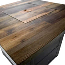 Endless Summer Harris LP Gas Outdoor Fire Pit Table W/ DualHeat Technology (SAK82132) - Saksby Wholesale - Top View