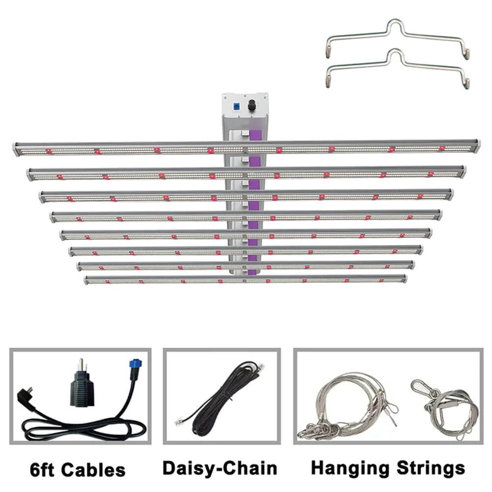 ES 1000W Full Spectrum Multi-Bar LED Grow Light For Indoor Plants (91764583) - SAKSBY.com - LED Grow Lights - SAKSBY.com