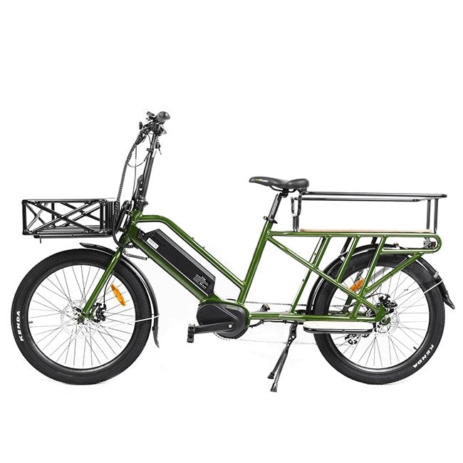 EUNORAU G20-Cargo 24" 48V11Ah Cargo Electric Bike, 500W - SAKSBY.com - Electric Bicycles - SAKSBY.com