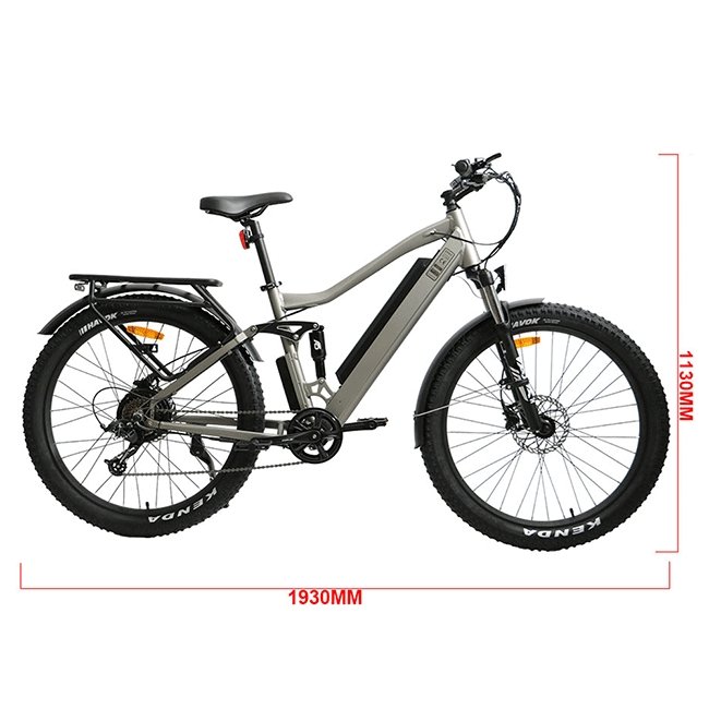 EUNORAU UHVO 36V/13Ah All Terrain Full Suspension Electric Mountain Bike, 350W - SAKSBY.com - Electric Bicycles - SAKSBY.com