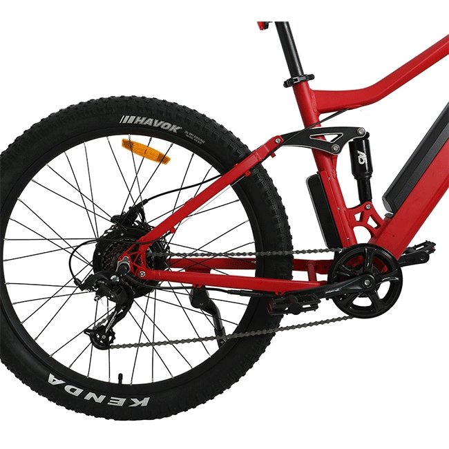 EUNORAU UHVO 36V/13Ah All Terrain Full Suspension Electric Mountain Bike, 350W - SAKSBY.com - Electric Bicycles - SAKSBY.com