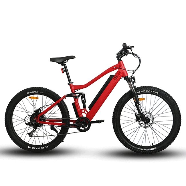 EUNORAU UHVO 36V/13Ah All Terrain Full Suspension Electric Mountain Bike, 350W - SAKSBY.com - Electric Bicycles - SAKSBY.com