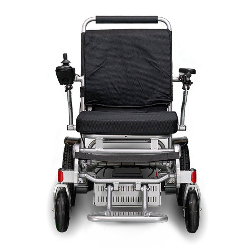 EWHEELS EW-M45 12V/6AH 180W Electric Folding Power Wheelchair, 400LBS (91250467) - SAKSBY.com - Front View