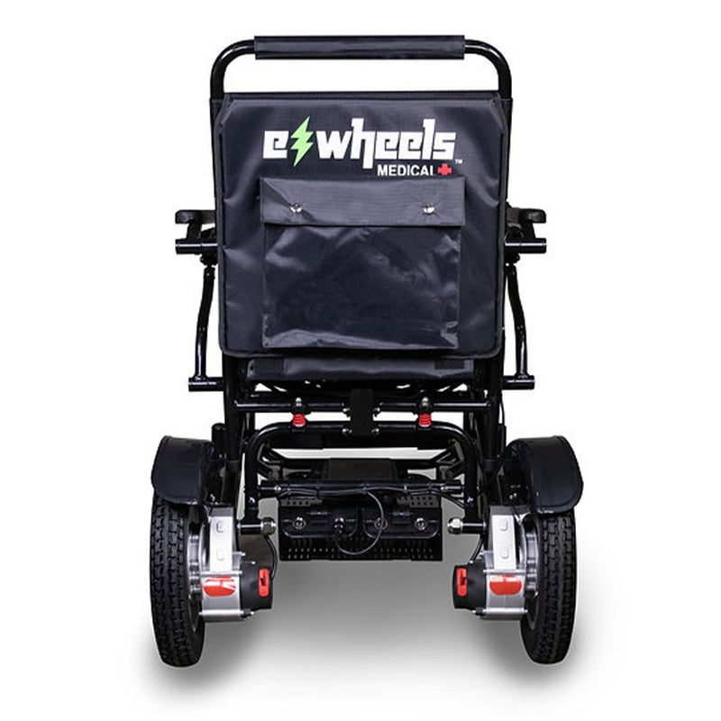 EWHEELS EW-M45 12V/6AH 180W Electric Folding Power Wheelchair, 400LBS Front View