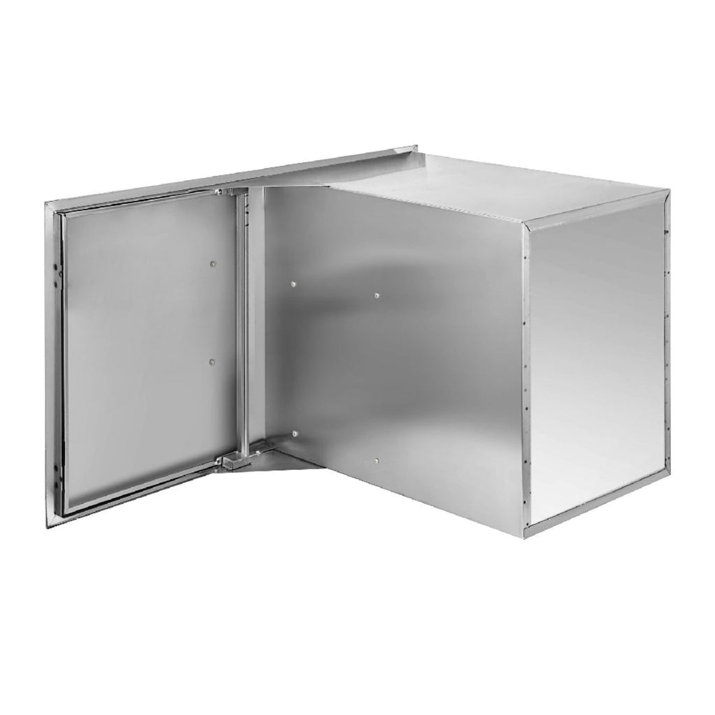 Extra Large Outdoor Stainless Steel Kitchen Storage Cabinet With Pulling Drawers (92817405) - SAKSBY.com - Demonstration View