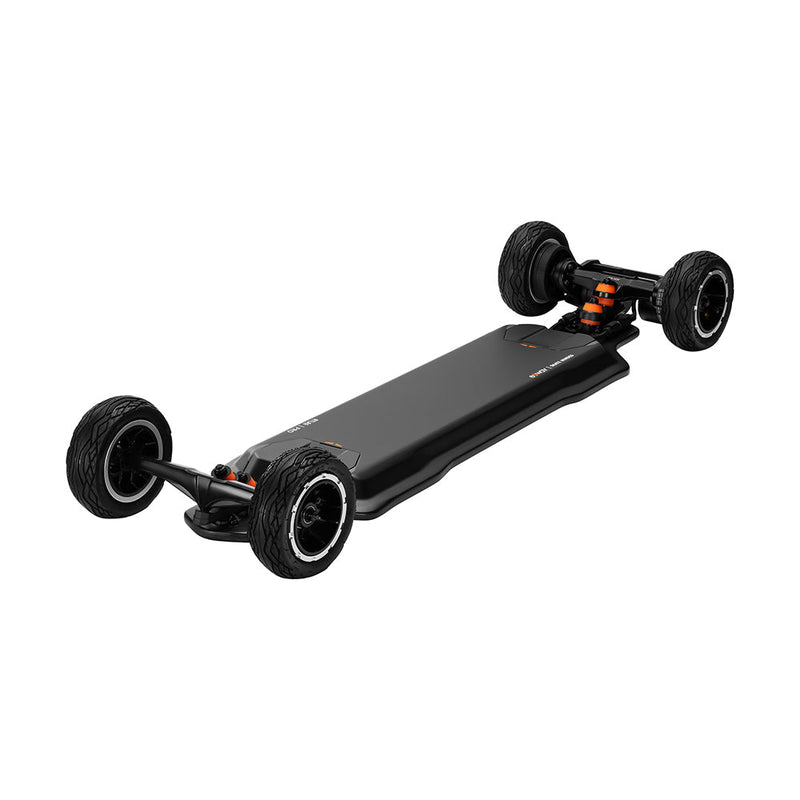 EXWAY ATLAS PRO 2WD High-Performance All-Terrain Off Road Eletric Skateboard With Gear Drivetrain, 3500W Side View