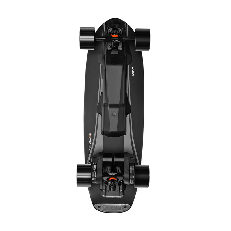 EXWAY WAVE 180WH High-Performance Motorized Belt Motor Travel Skateboard With Add-On 99Wh Battery, 1000W Front View