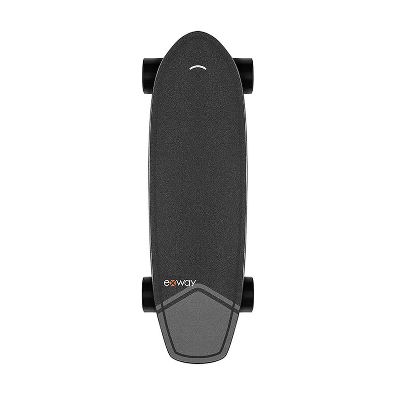 EXWAY WAVE 180WH High-Performance Motorized Belt Motor Travel Skateboard With Add-On 99Wh Battery, 1000W Front View